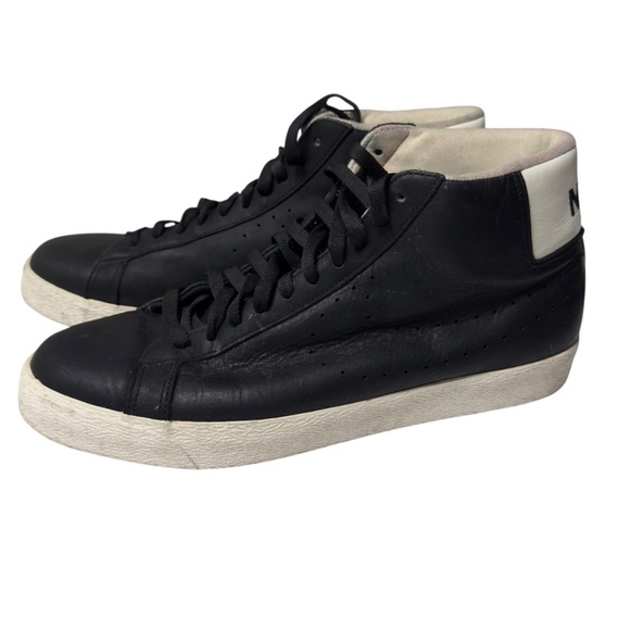 Size 13 - Nike Blazer Supreme Perf Tz Mid Black - Picture 2 of 14